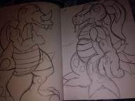 Dragon Sketches // 2592x1944 // 957.0KB