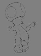 Butt Naked Toad Toad_Sketch_Booty sketch // 978x1332 // 138.1KB