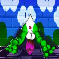 Stuck Wall Yoshi in // 1200x1200 // 784.1KB