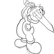 Yoshi_Swordsman // 1200x1200 // 334.1KB